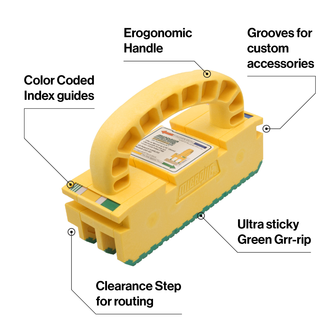 Microjig GRR-Gripper 2-Go Мод, хавтан түлхэгч