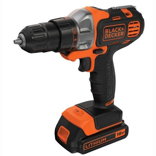 Black&amp;Decker 18В MultiEvo Универсал дрель х2