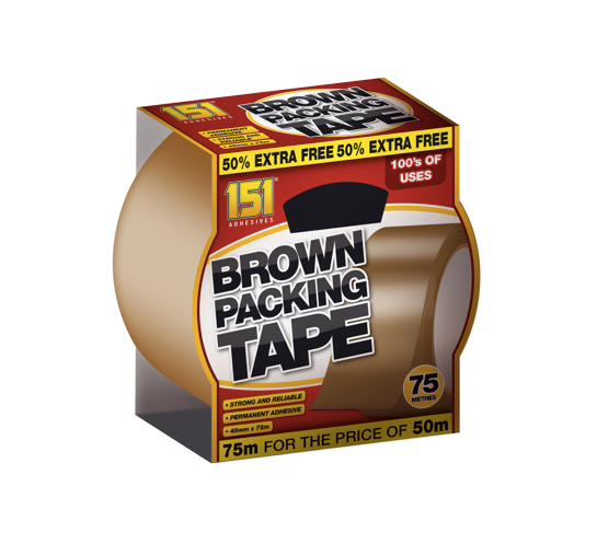 Brown packing tape