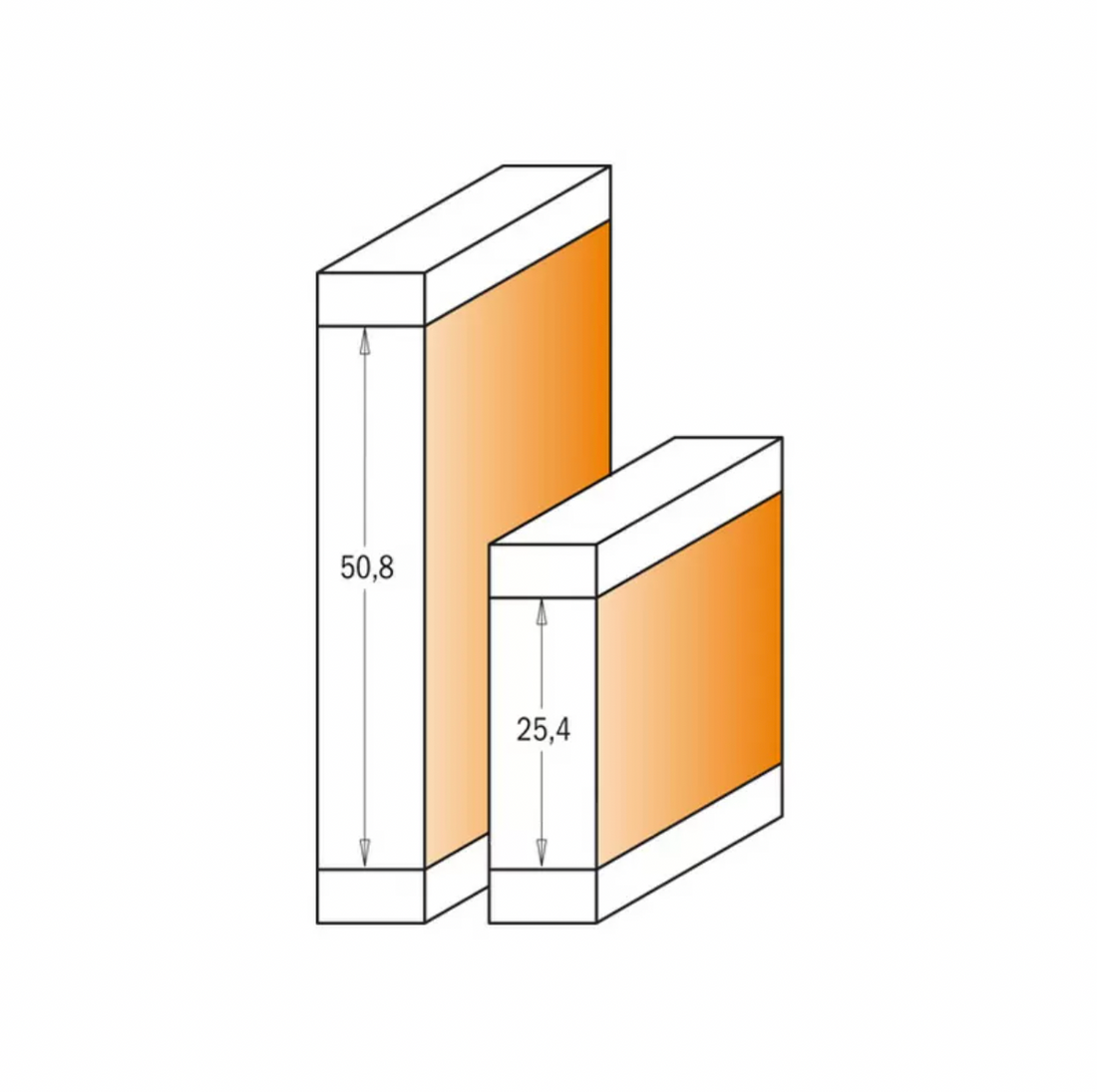 CMT Супер тэгшлэгч хутга, холхивчтой S=12mm