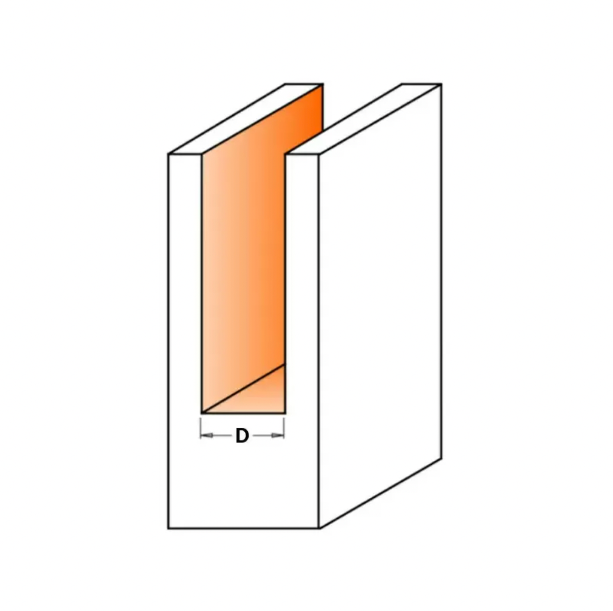 CMT Шулуун хутга S=8mm / D=6x25