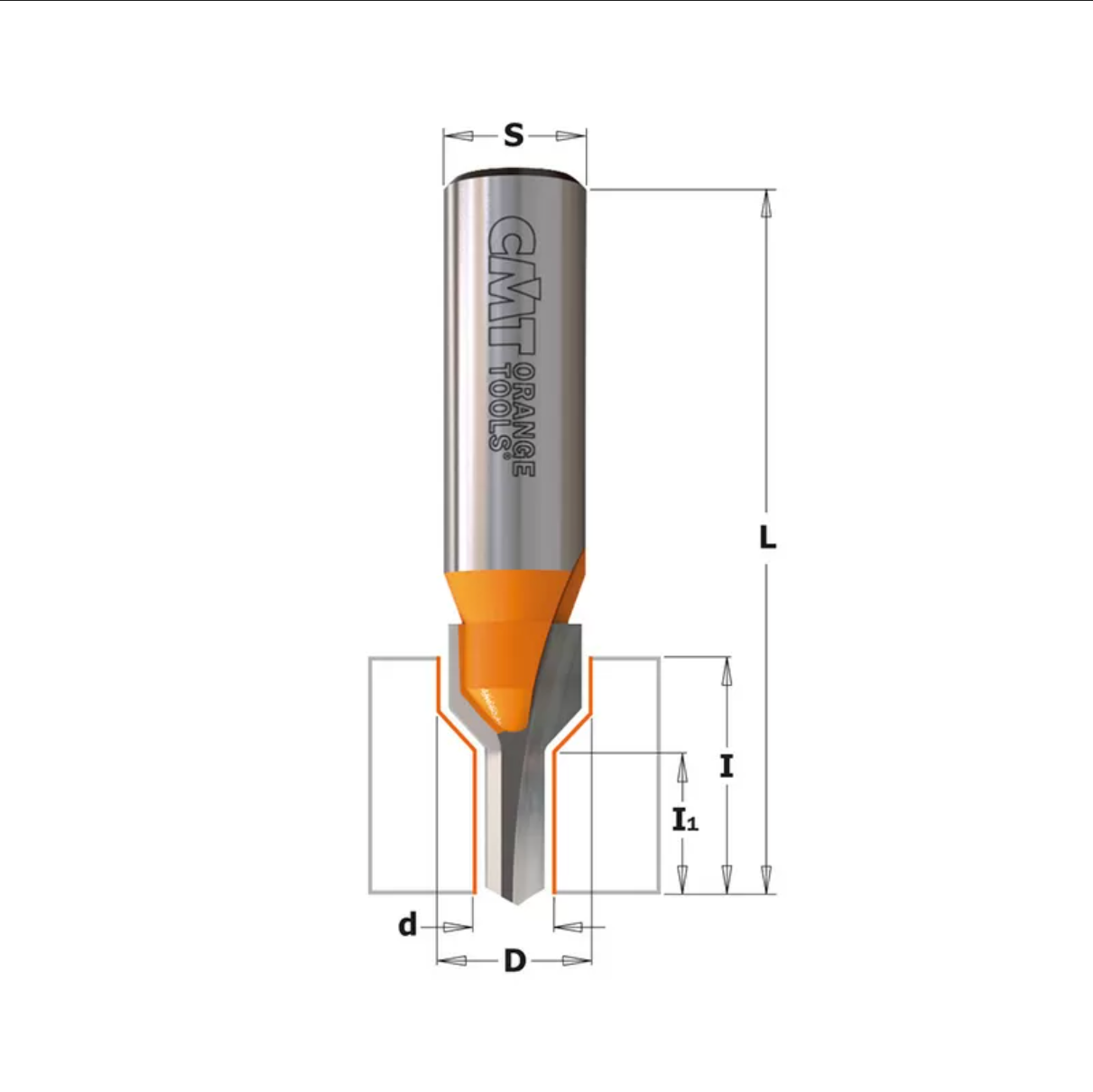 CMT Шурупны толгой далдлагч хутга S=8mm